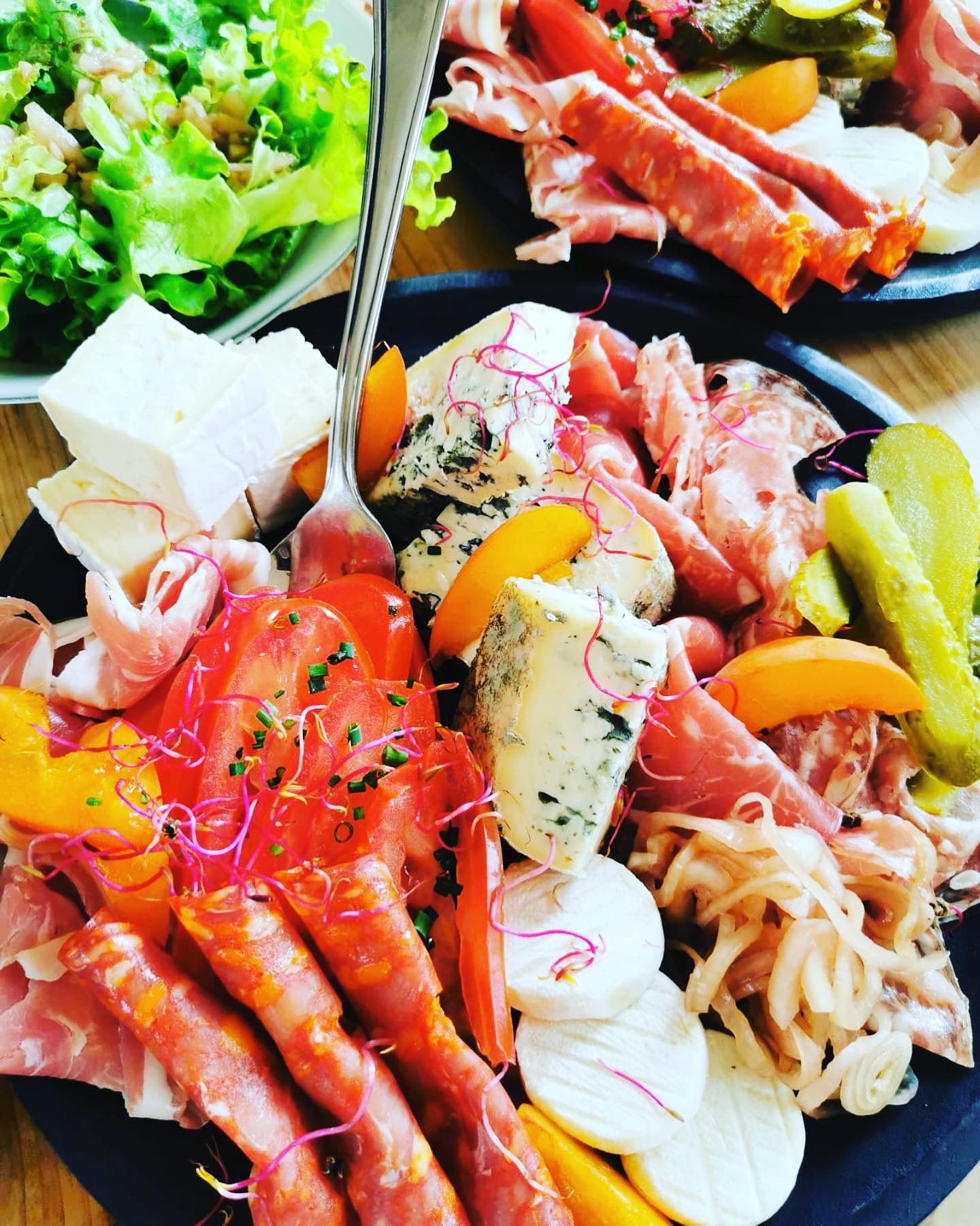 Charcuterie and cheese boards prepared by a private chef